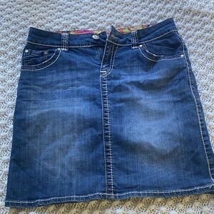 Classic Blue Denim Mini Skirt